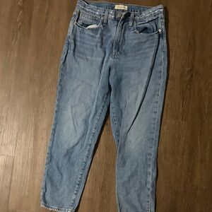 Madewell Light Blue Ankle Jeans Mom jeans